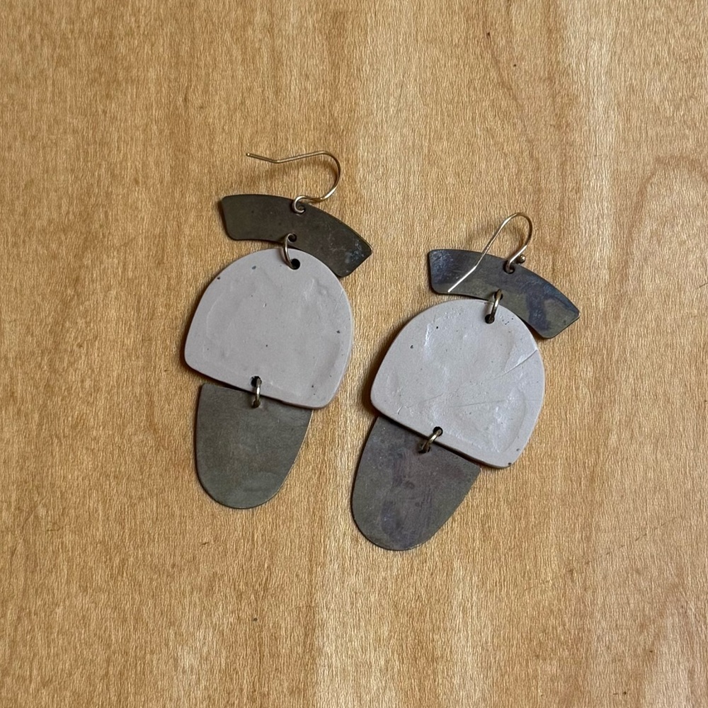 Handmade Clay Earrings - Picture 4 of 5